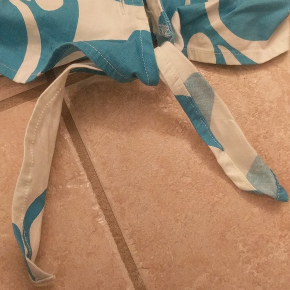 RARE Michael Simon beach theme sleeveless shirt - Picture 5 of 6